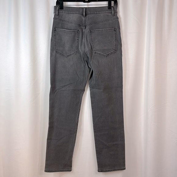 Express Gray Super High Rise Slim Leg Jeans with Beaded Detail- NWT- 6 - Picture 10 of 17